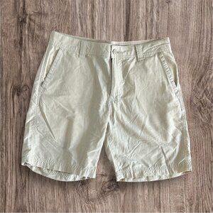 Columbia Sportswear Men’s Performance Beige‎ Chino Shorts Sz 30 Flat Front